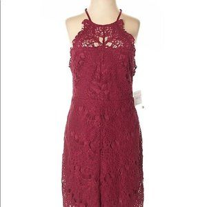 Intimately Free People Womens Red Lace dress size xs |‎ e2
